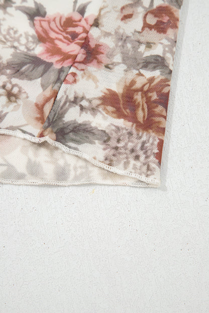 Dusty Rose Bell Sleeve Blouse