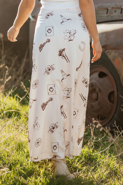 Wild Card Western Skirt