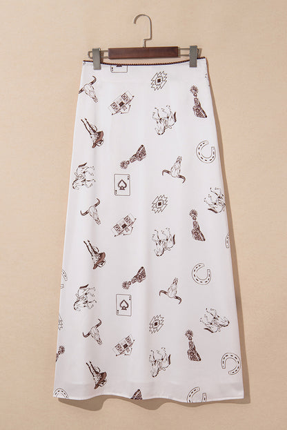 Wild Card Western Skirt