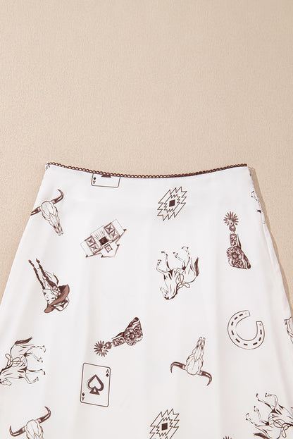 Wild Card Western Skirt