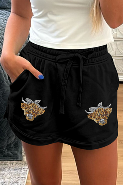 The Golden Highland Cow Lounge Skort