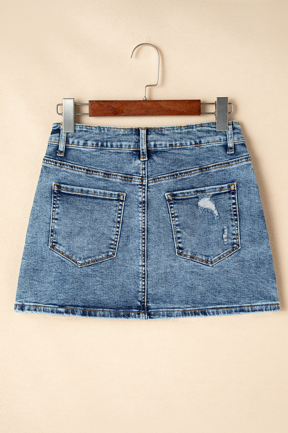 Rhinestone Cowgirl Denim Mini Skirt
