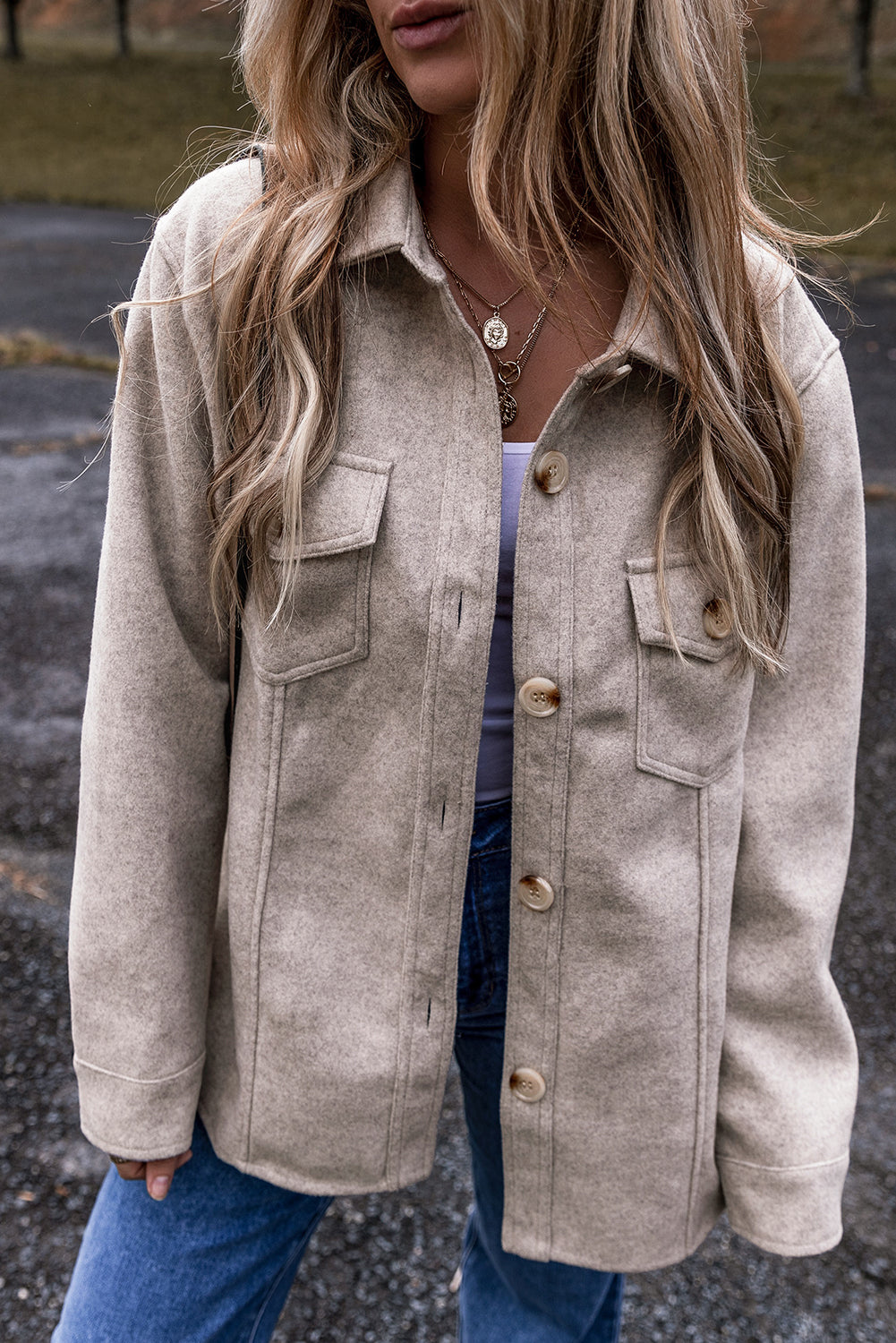 Grey Skies Shacket