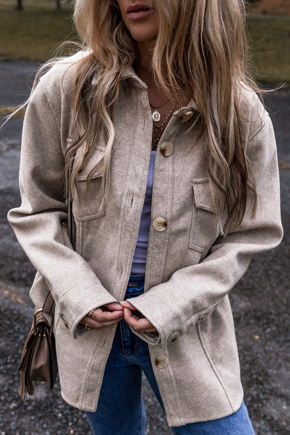 Grey Skies Shacket