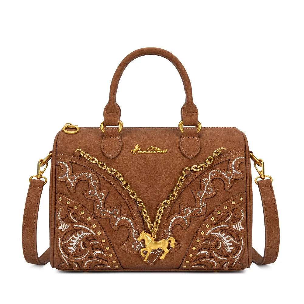 The Golden Horse Western Satchel by Montana West