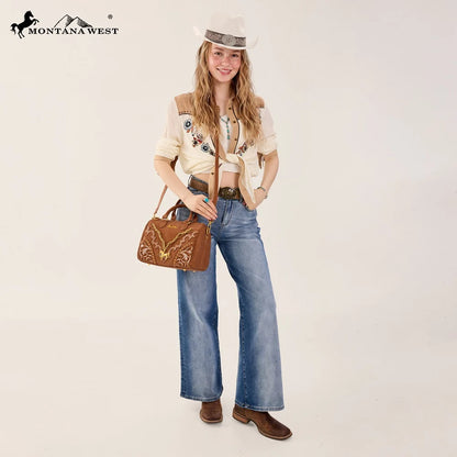 The Golden Horse Western Satchel by Montana West