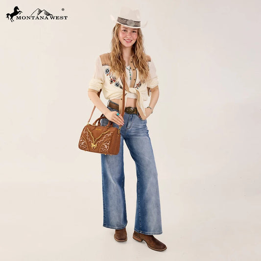 The Golden Horse Western Satchel by Montana West