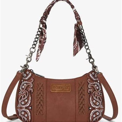 The Wrangler Desert Bandana Shoulder Bag – Brown