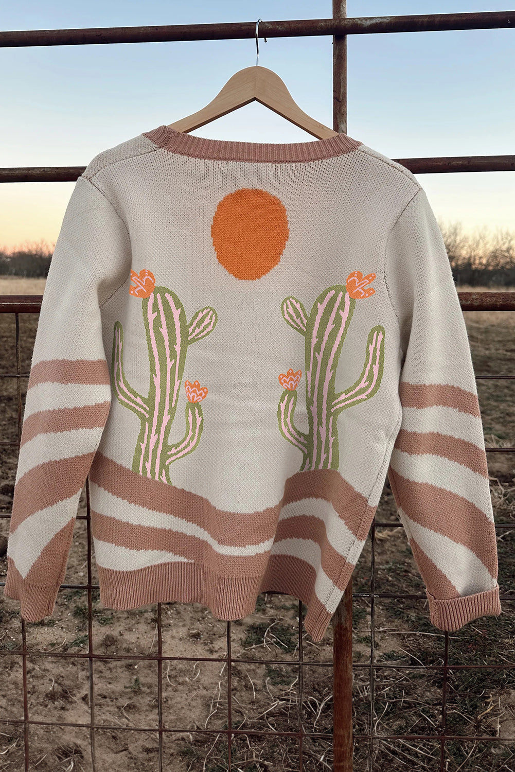 Desert Sunset Button Down Cardigan