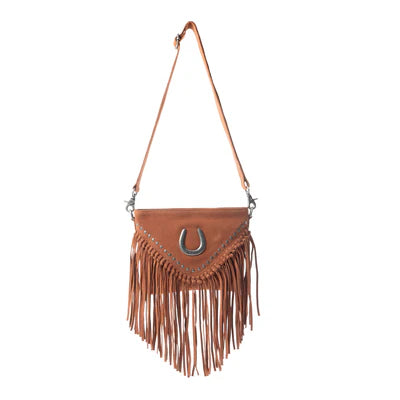 Stallion's Luck Leather Bag In Brown by Myra