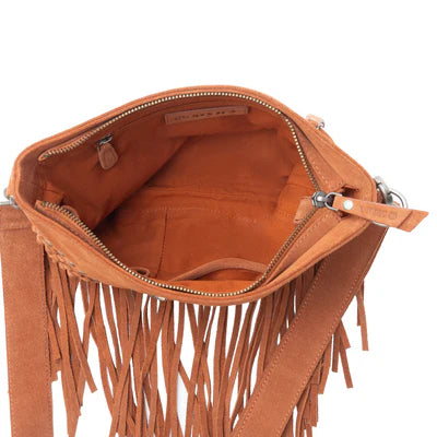 Stallion's Luck Leather Bag In Brown by Myra