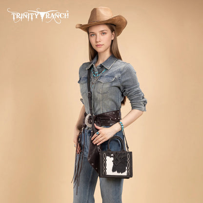 The Trinity Ranch Cowhide Mini Tote