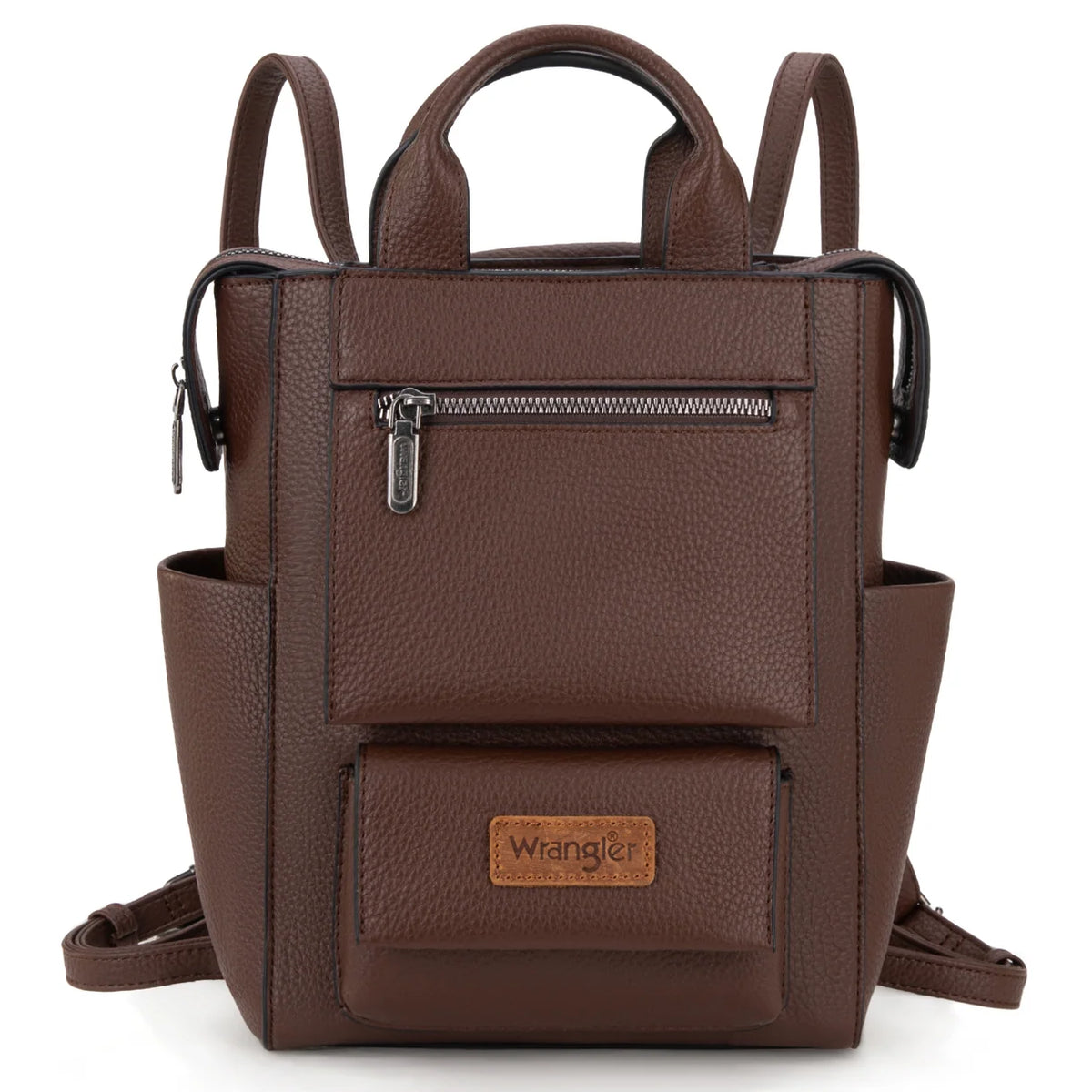 Wrangler® Convertible Backpack Purse – Coffee