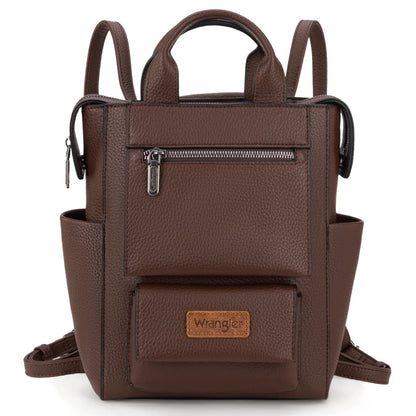 Wrangler® Convertible Backpack Purse – Coffee