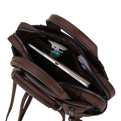Wrangler® Convertible Backpack Purse – Coffee