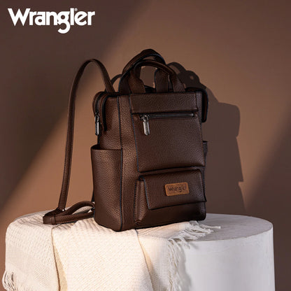 Wrangler® Convertible Backpack Purse – Coffee