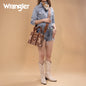 Wrangler Aztec Pattern Dual Sided Print -Tote/Crossbody - Brown