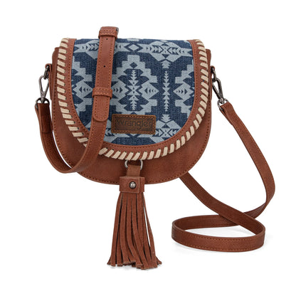 Wrangler Southwestern Print Saddle Bag - Jean