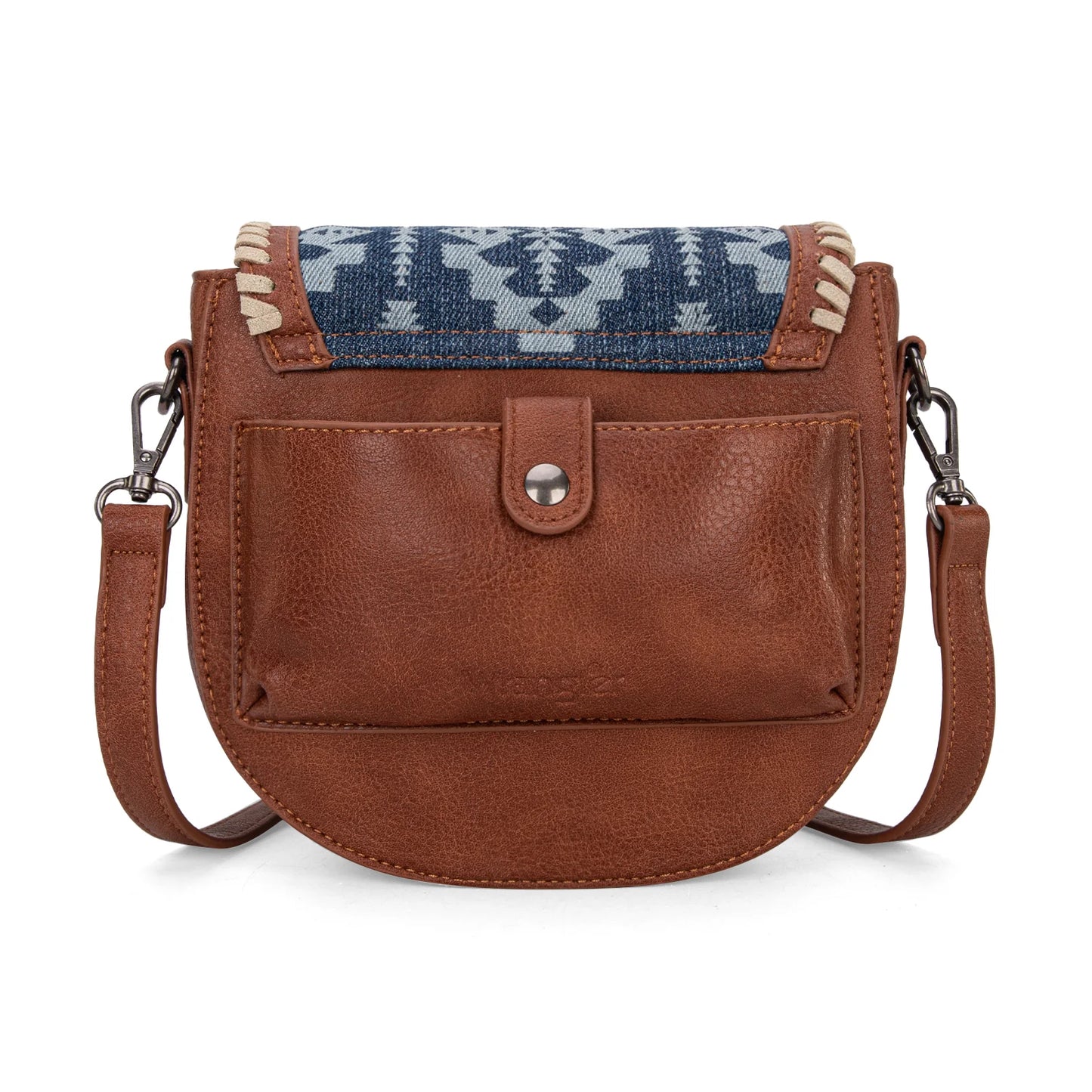 Wrangler Southwestern Print Saddle Bag - Jean