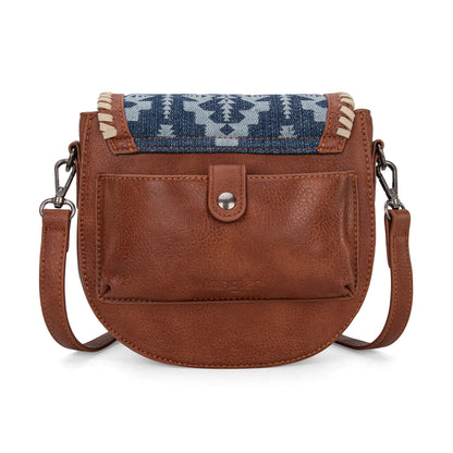 Wrangler Southwestern Print Saddle Bag - Jean