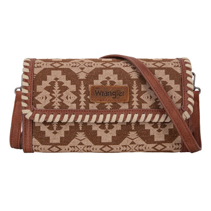 Wrangler Aztec Print Wallet/Wristlet/Crossbody