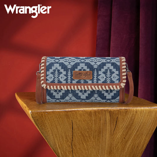 Wrangler Aztec Print Wallet/Wristlet/Crossbody