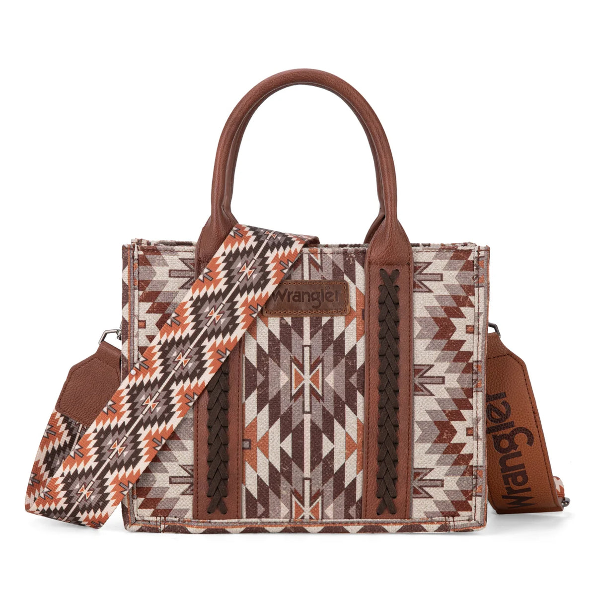 Wrangler Aztec Print Tote/Crossbody