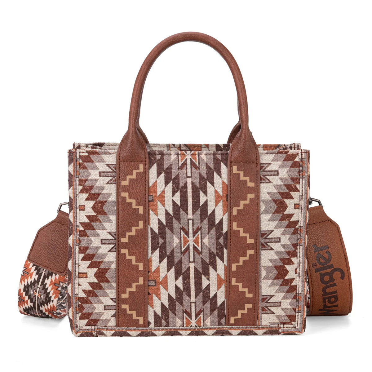 Wrangler Aztec Print Tote/Crossbody