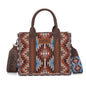 Wrangler Aztec Print Tote/Crossbody