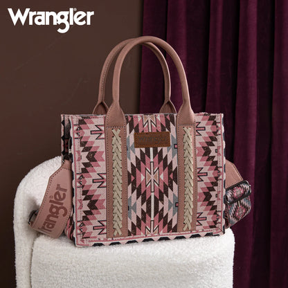 Wrangler Aztec Print Tote/Crossbody