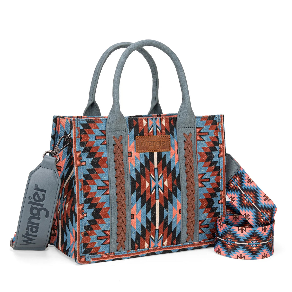 Wrangler Aztec Print Tote/Crossbody