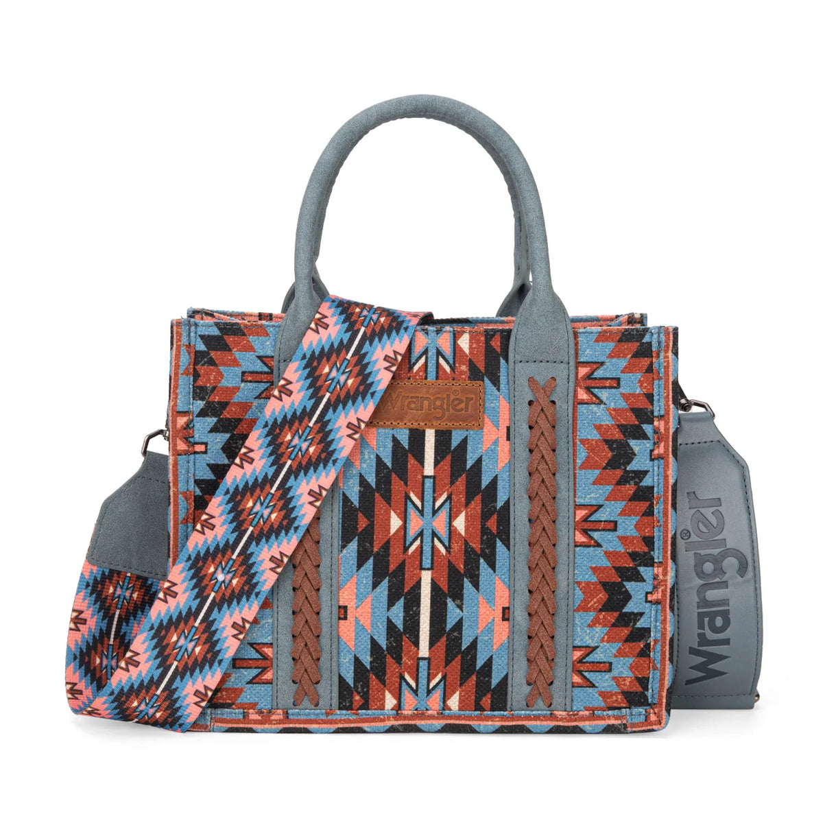 Wrangler Aztec Print Tote/Crossbody