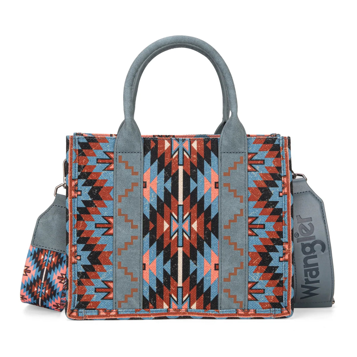 Wrangler Aztec Print Tote/Crossbody