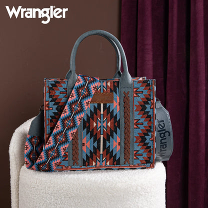 Wrangler Aztec Print Tote/Crossbody