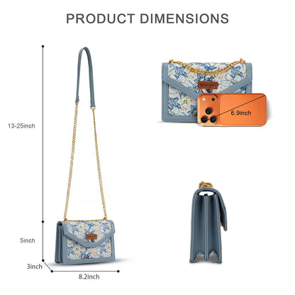 Wrangler Floral Chain Crossbody Bag – Jean & Tan
