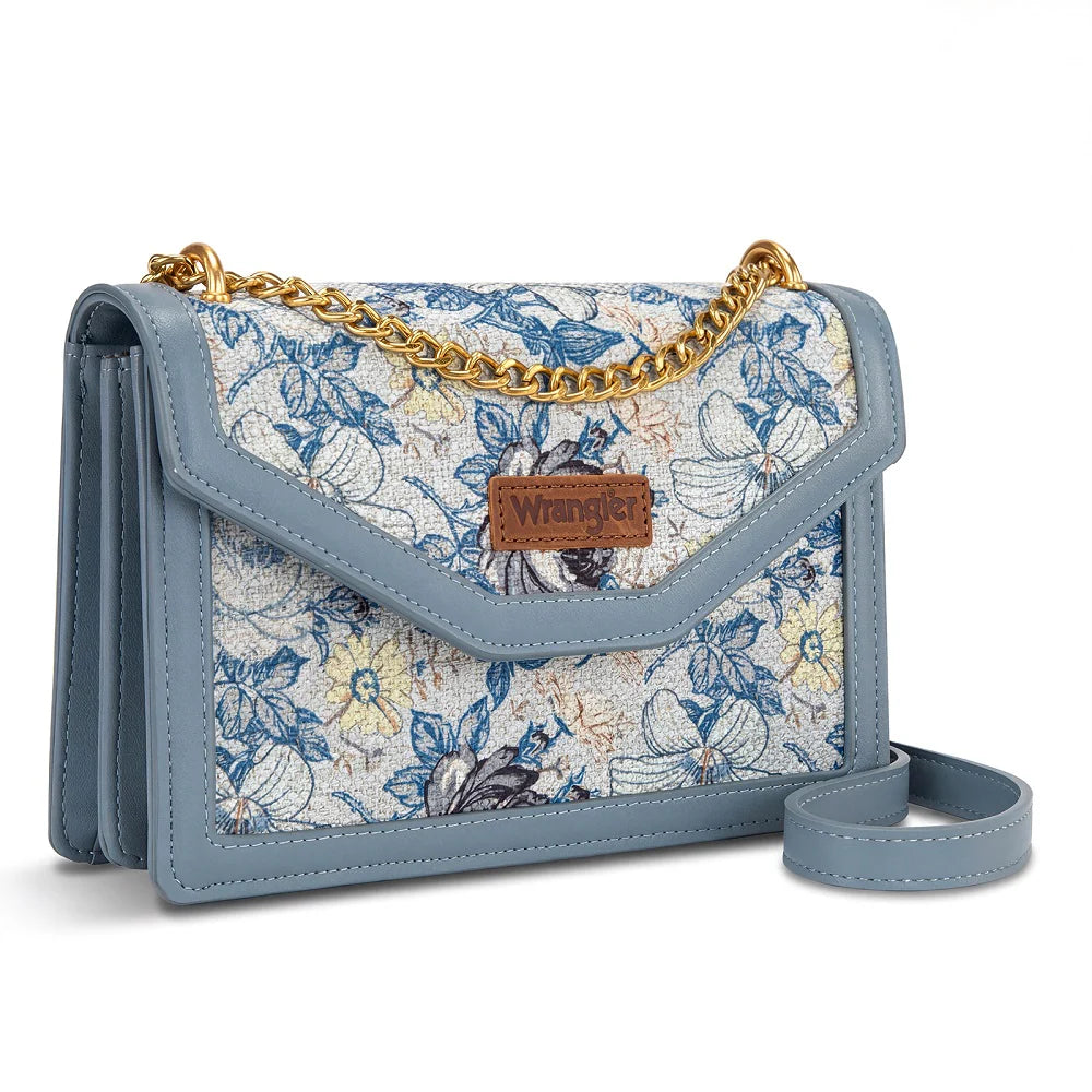 Wrangler Floral Chain Crossbody Bag – Jean & Tan