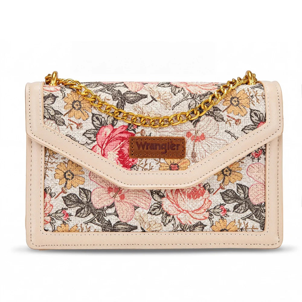 Wrangler Floral Chain Crossbody Bag – Jean & Tan