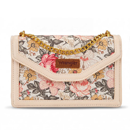 Wrangler Floral Chain Crossbody Bag – Jean & Tan