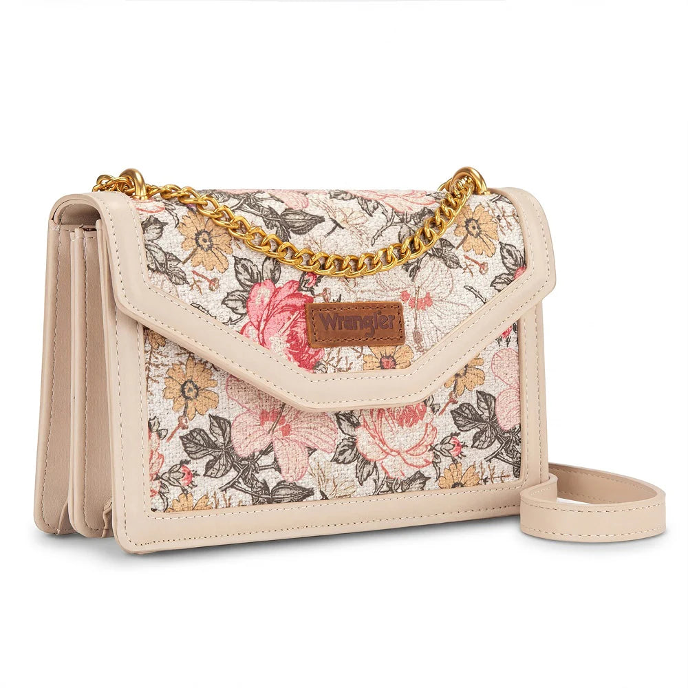 Wrangler Floral Chain Crossbody Bag – Jean & Tan