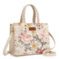 Wrangler Floral Print Braided Tote Bag