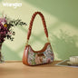 Wrangler Prairie Bloom Braided Hobo Bag – Brown