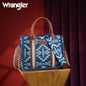 Wrangler Southwestern Print Small Canvas Tote/Crossbody - Jean