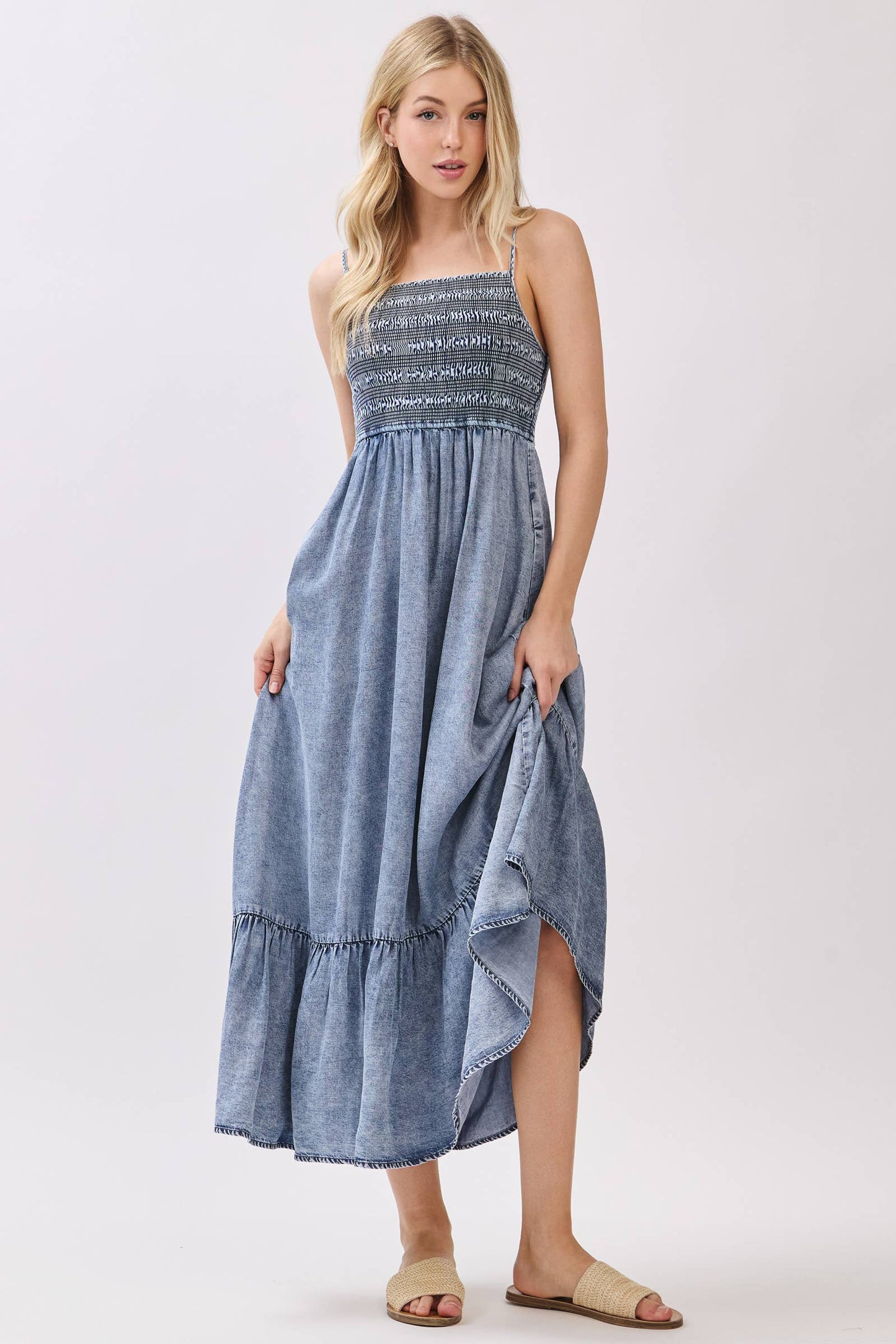 The Bluebird Prairie Midi Dress