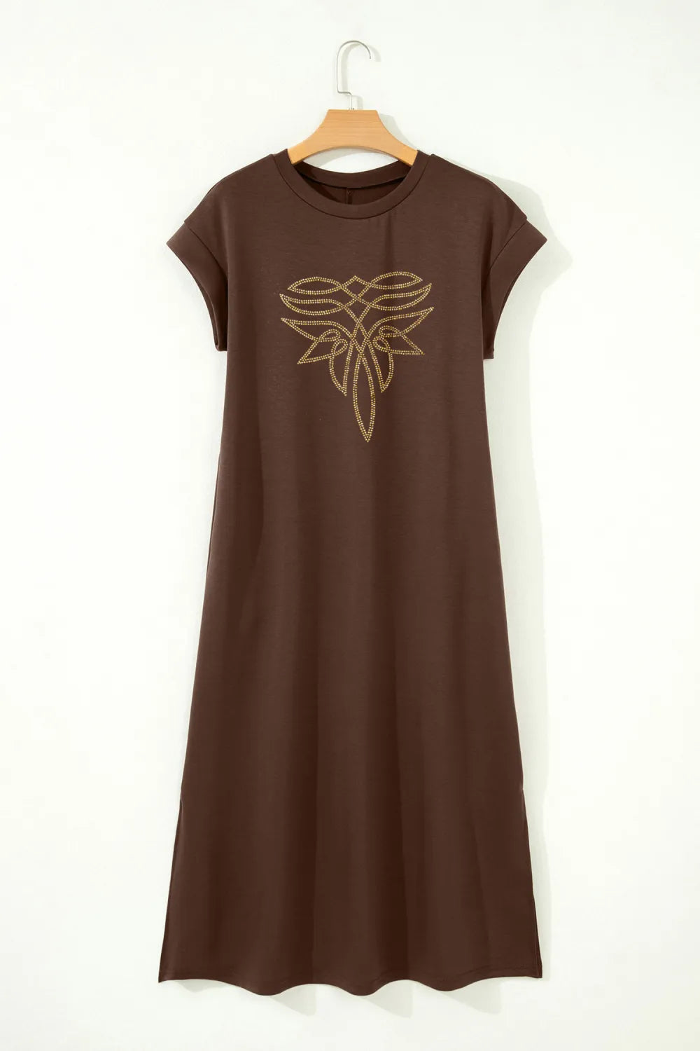 The Rhinestone Ranch Tshirt Midi Dress