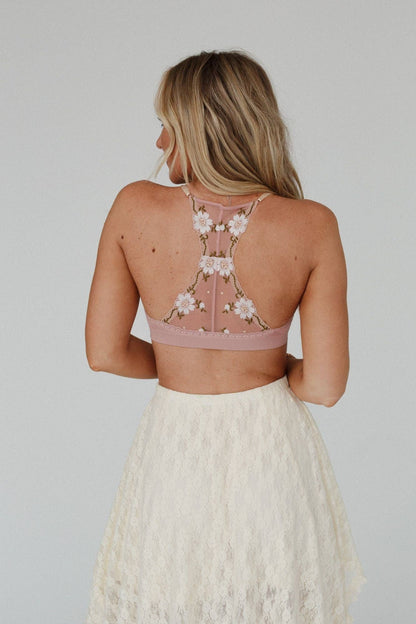 Daisy Breeze Bralette - Pink by Three Birds Nest