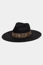 Boho Floral Wide Brim Adjustable Hat