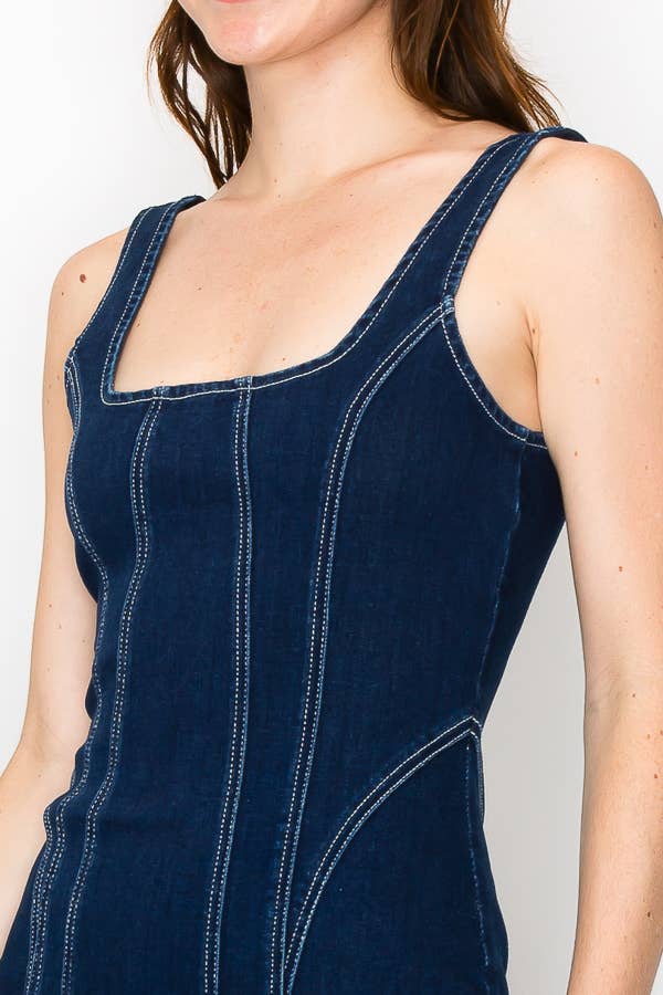 The Midnight Rodeo Denim Mini Dress
