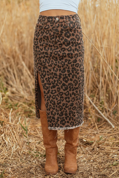 The Wild Side Denim Skirt