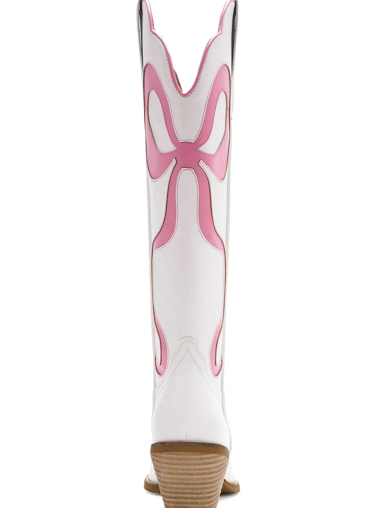 The Glenda Bow Boots - pink