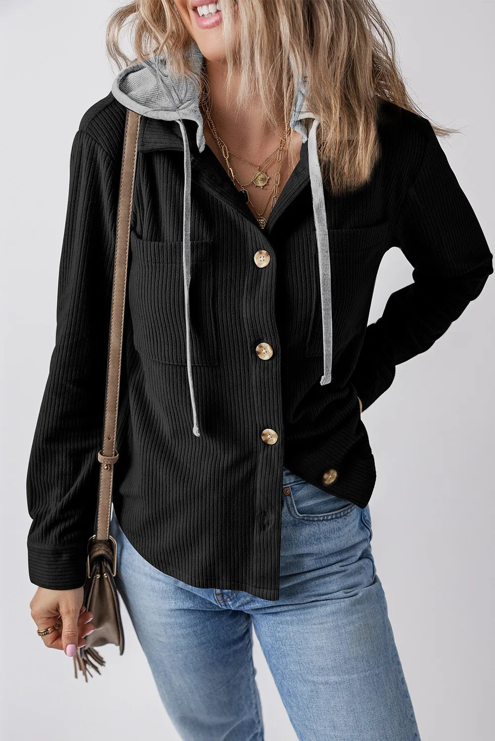 The Midnight Trail Hooded Shacket